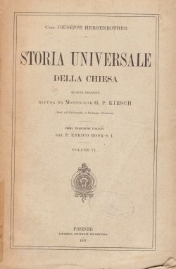 Storia universale della chiesa, Card. Giuseppe Hergenruther
